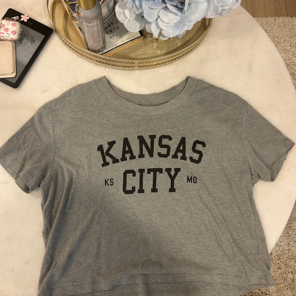 Gray Kansas City Graphic Tee